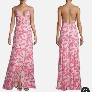 Jay Godfrey Elegant Pink Floral Maxi Dress
Sz 6